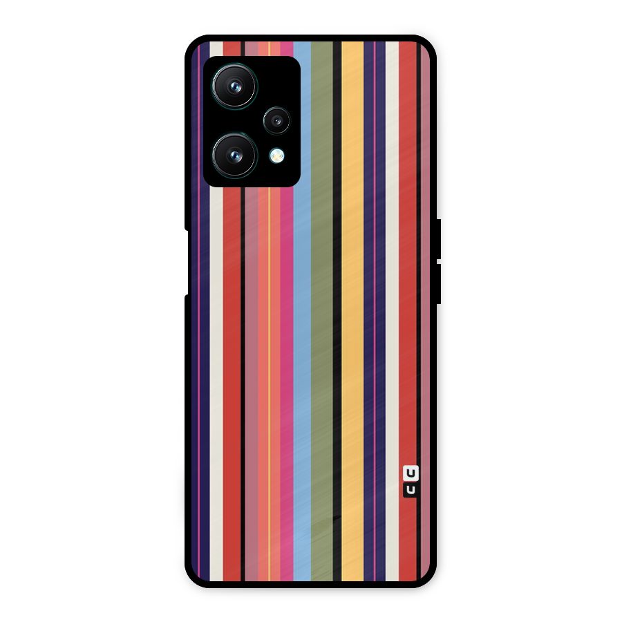Wrapping Stripes Metal Back Case for Realme 9 Pro 5G