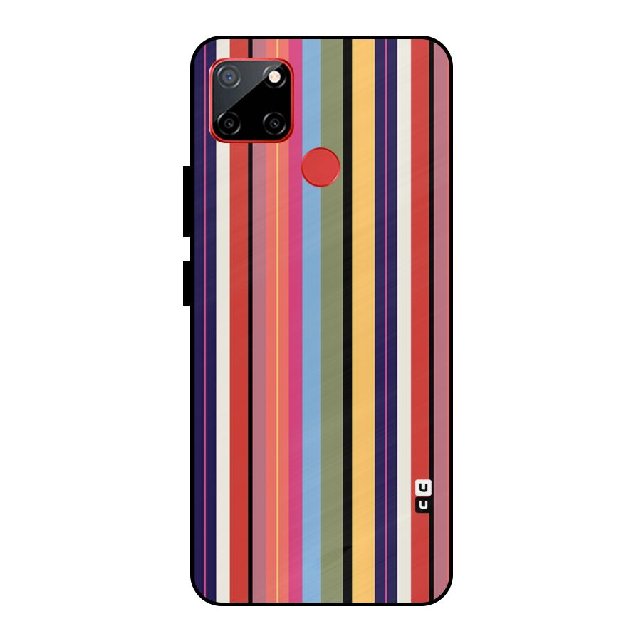 Wrapping Stripes Metal Back Case for Realme C12
