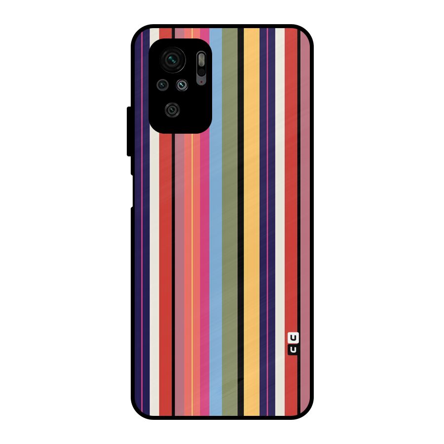 Wrapping Stripes Metal Back Case for Redmi Note 11 SE