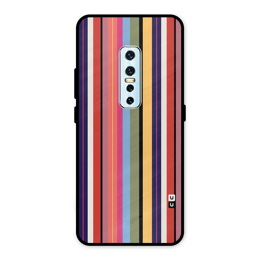 Wrapping Stripes Metal Back Case for Vivo V17 Pro