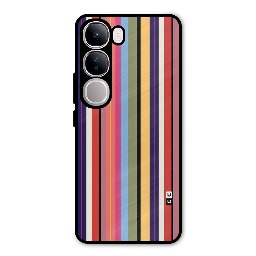 Wrapping Stripes Metal Back Case for Vivo Y300