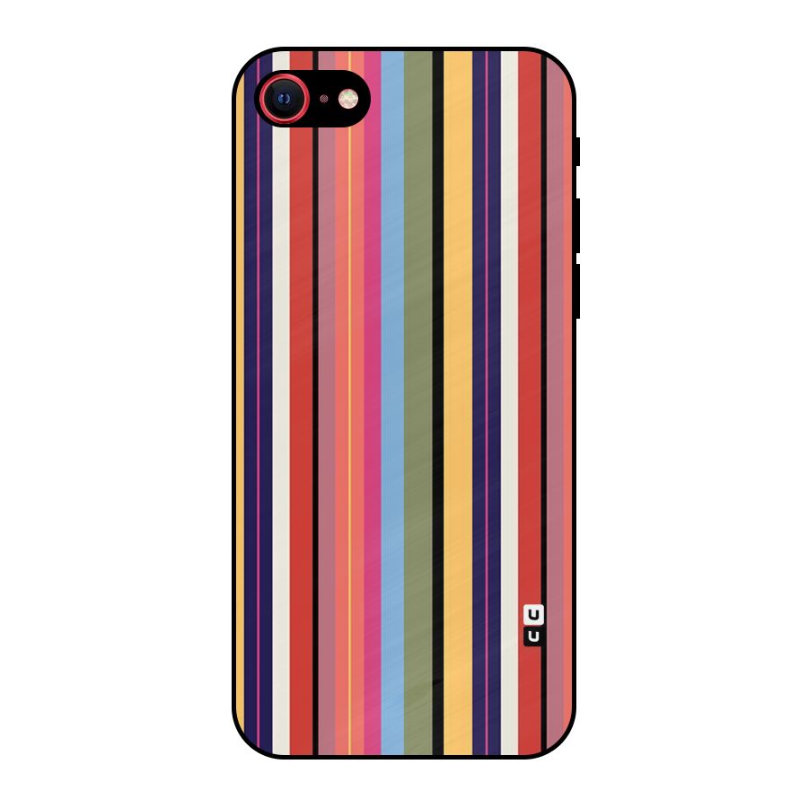 Wrapping Stripes Metal Back Case for iPhone 7