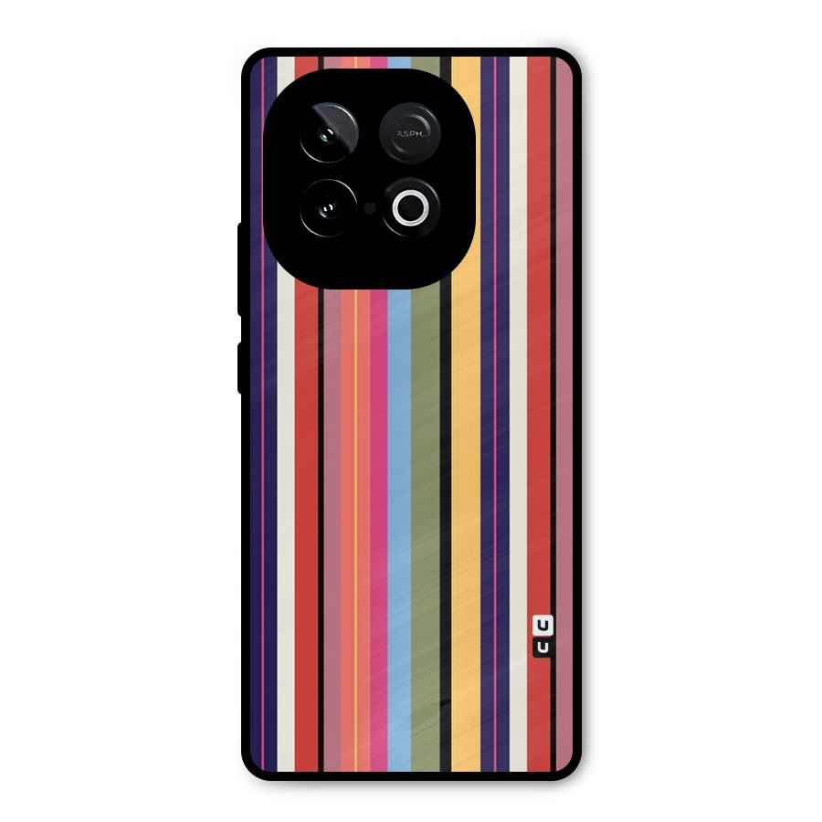 Wrapping Stripes Metal Back Case for iQOO Neo 10
