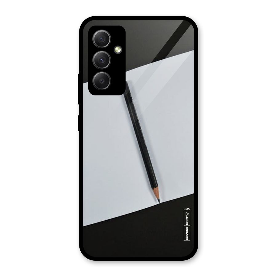 Write Your Thoughts Glass Back Case for Galaxy A34