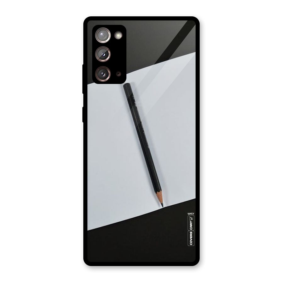 Write Your Thoughts Glass Back Case for Galaxy Note 20