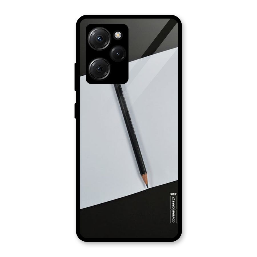 Write Your Thoughts Glass Back Case for Poco X5 Pro
