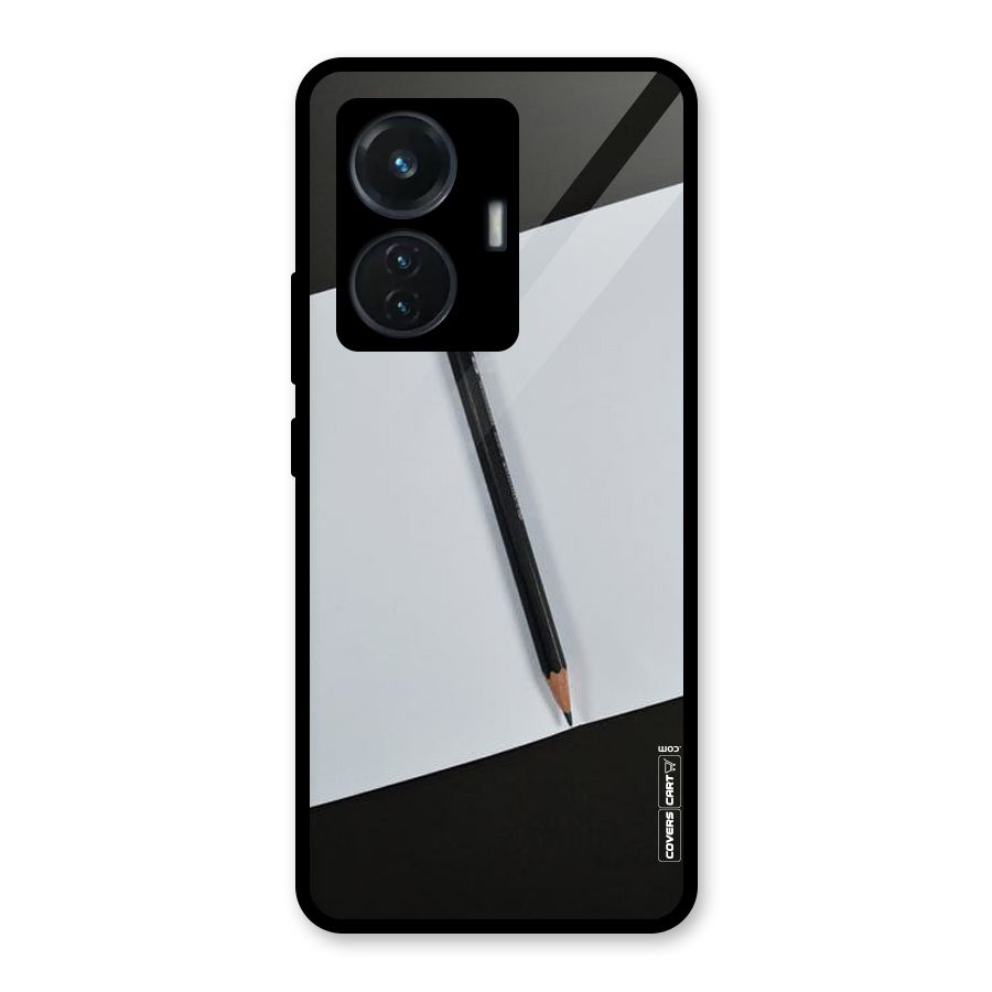 Write Your Thoughts Glass Back Case for Vivo T1 44W