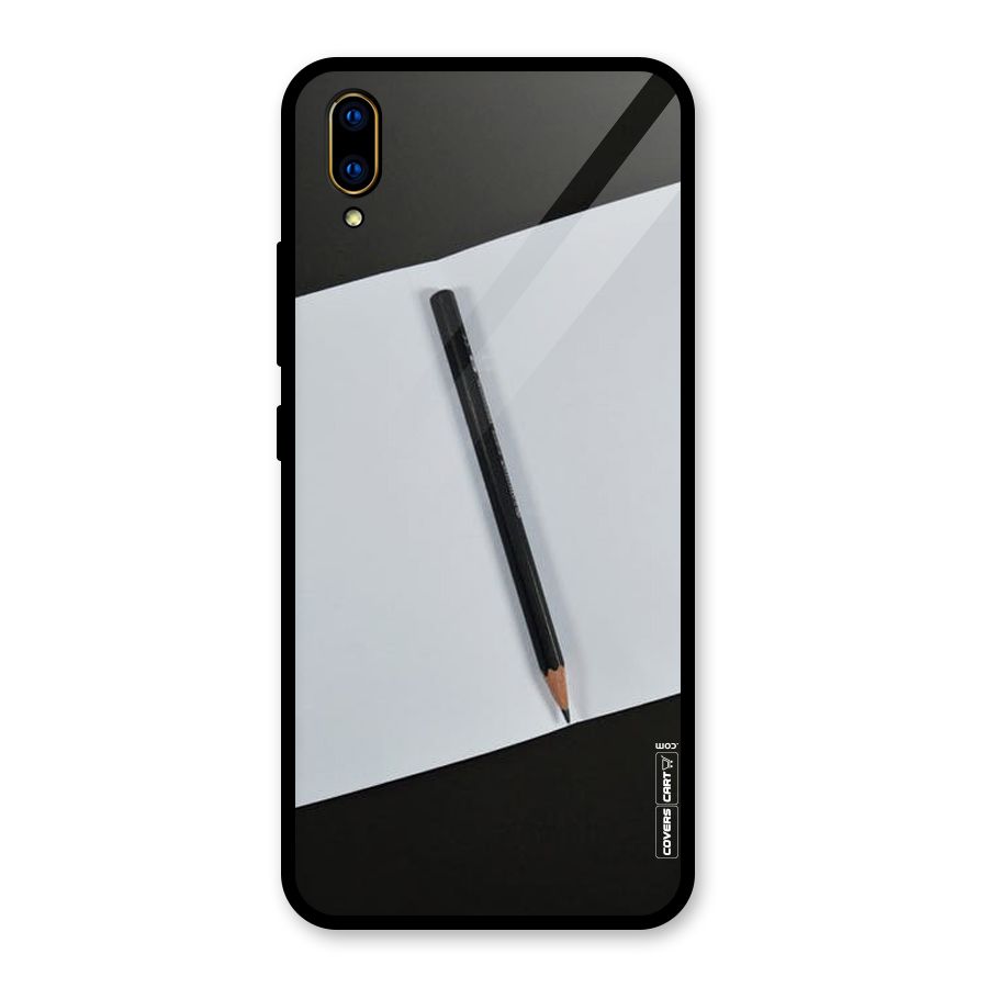 Write Your Thoughts Glass Back Case for Vivo V11 Pro