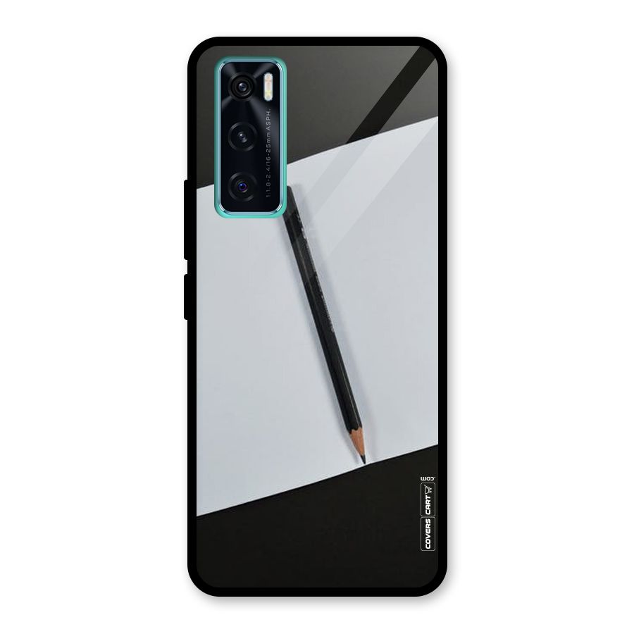 Write Your Thoughts Glass Back Case for Vivo V20 SE