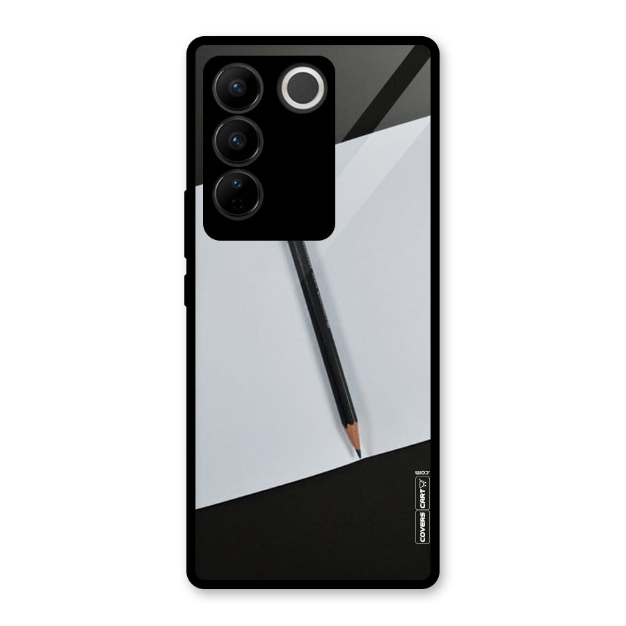Write Your Thoughts Glass Back Case for Vivo V27
