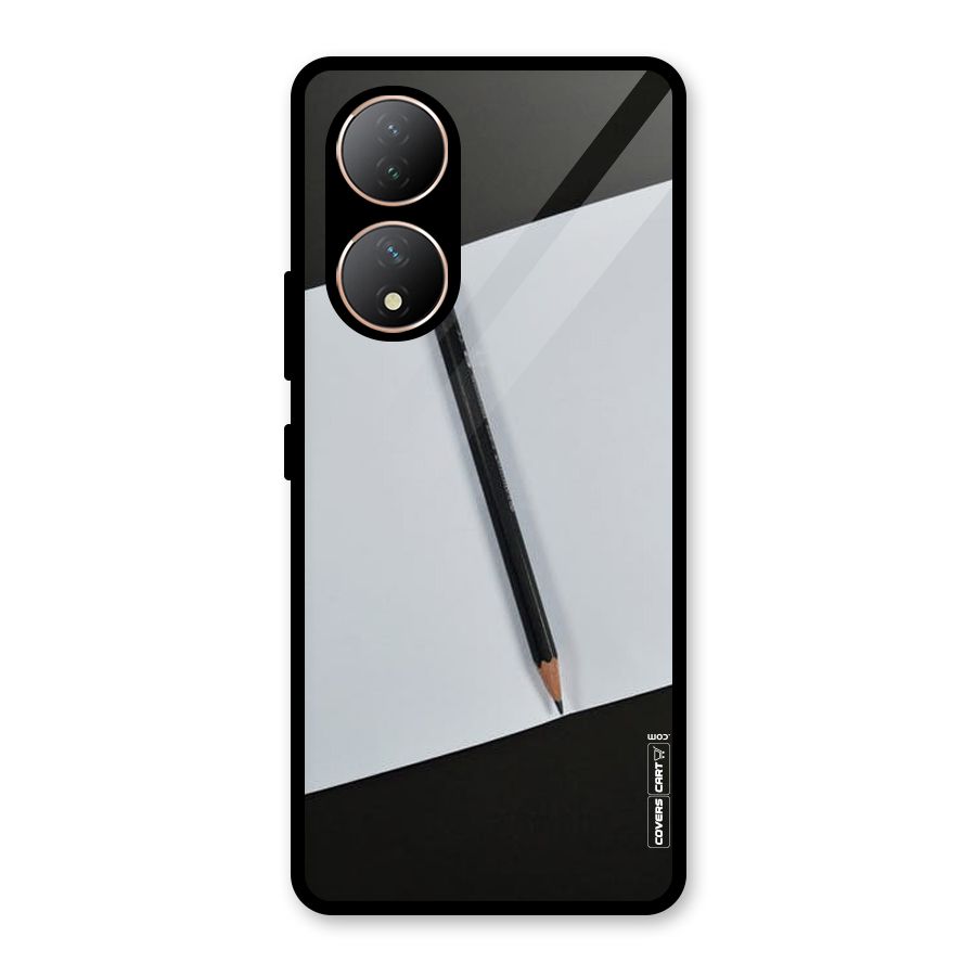 Write Your Thoughts Glass Back Case for Vivo Y100A