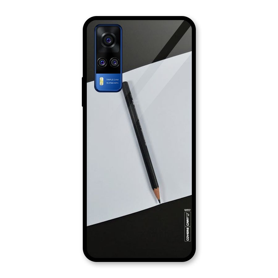 Write Your Thoughts Glass Back Case for Vivo Y31