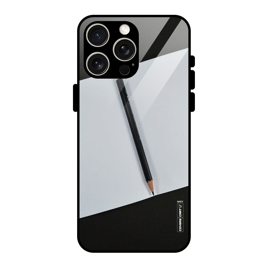Write Your Thoughts Glass Back Case for iPhone 15 Pro Max