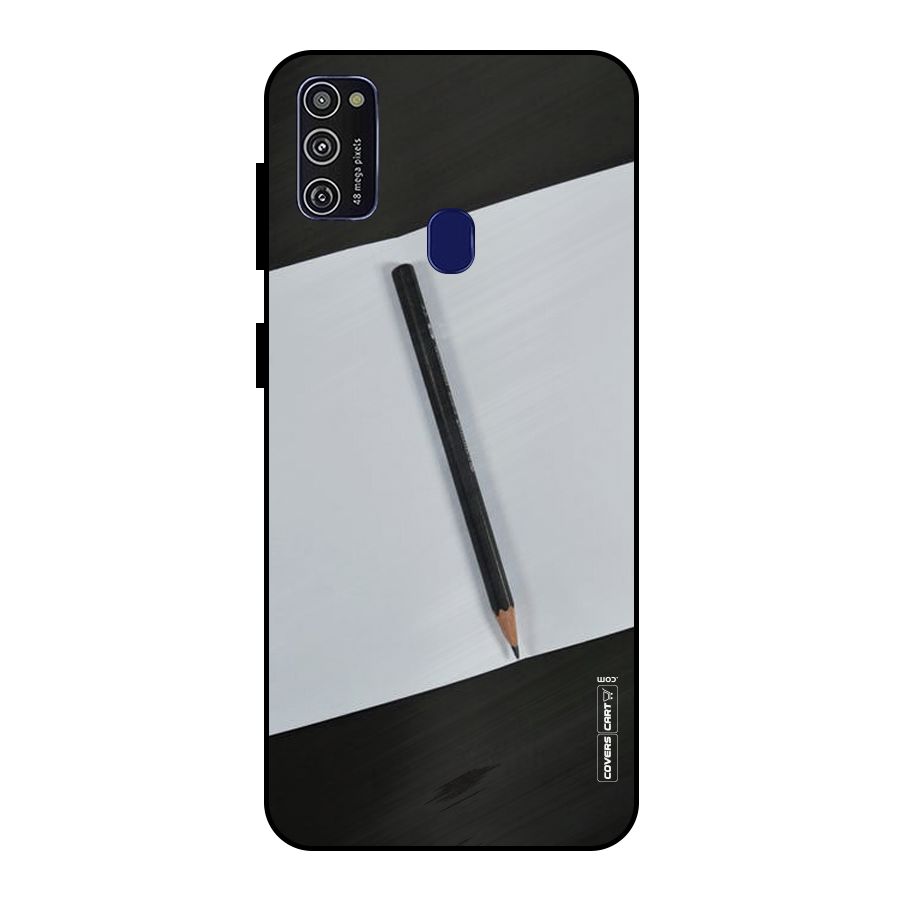 Write Your Thoughts Metal Back Case for Galaxy M21