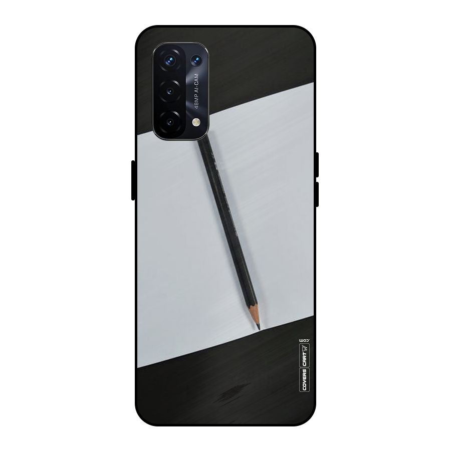 Write Your Thoughts Metal Back Case for Oppo A74 5G