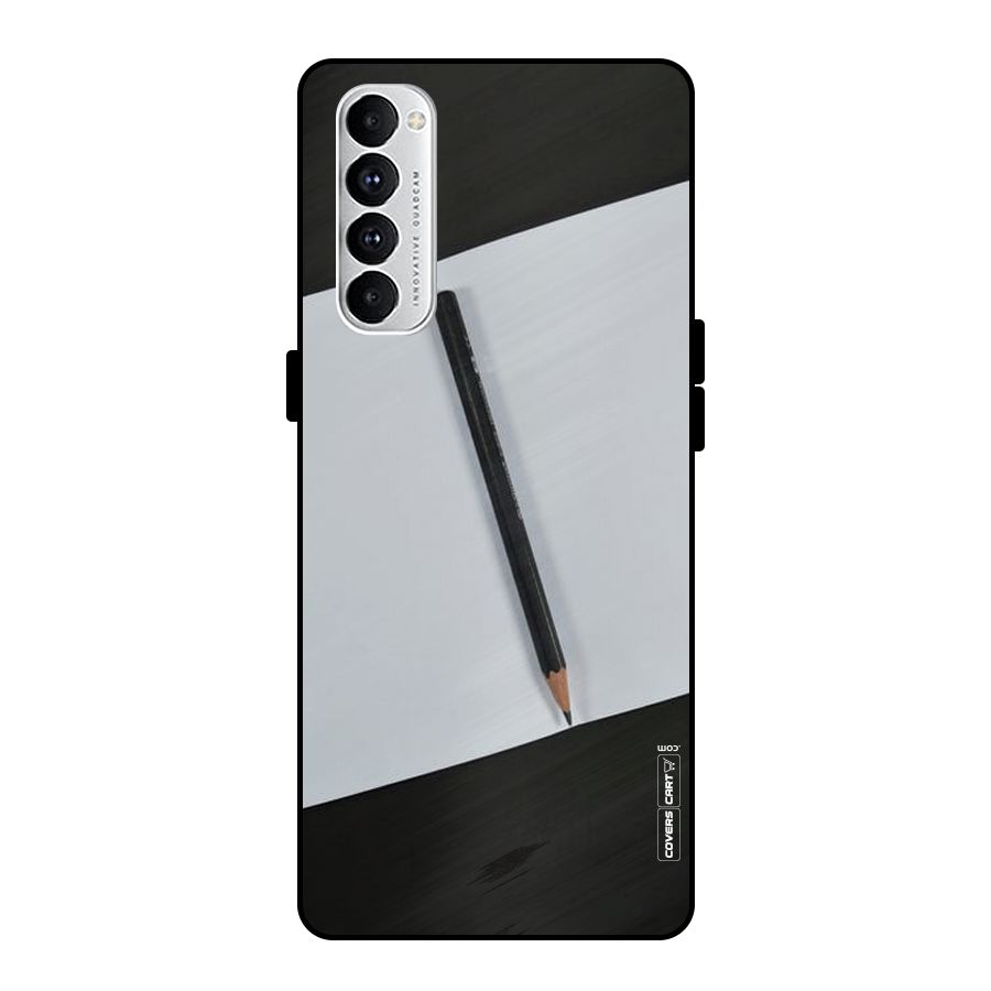 Write Your Thoughts Metal Back Case for Oppo Reno4 Pro