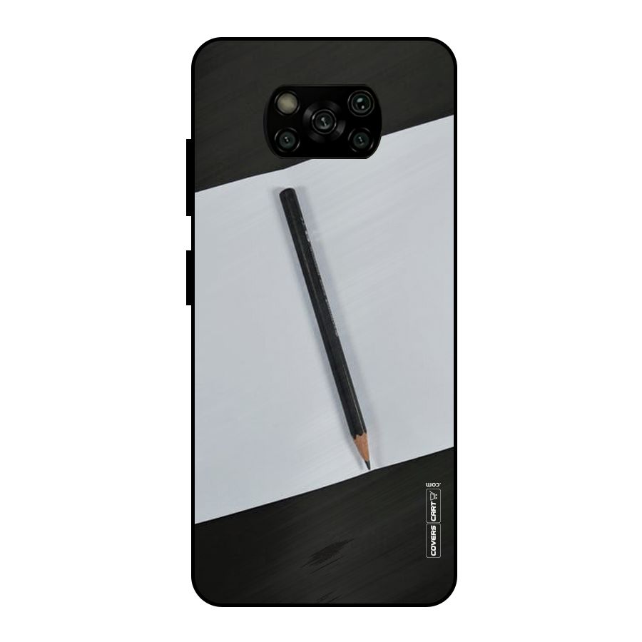 Write Your Thoughts Metal Back Case for Poco X3