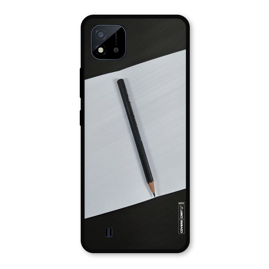 Write Your Thoughts Metal Back Case for Realme C11 2021