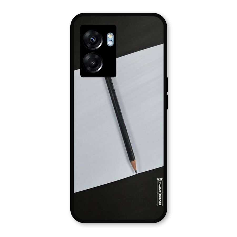 Write Your Thoughts Metal Back Case for Realme Narzo 50 5G