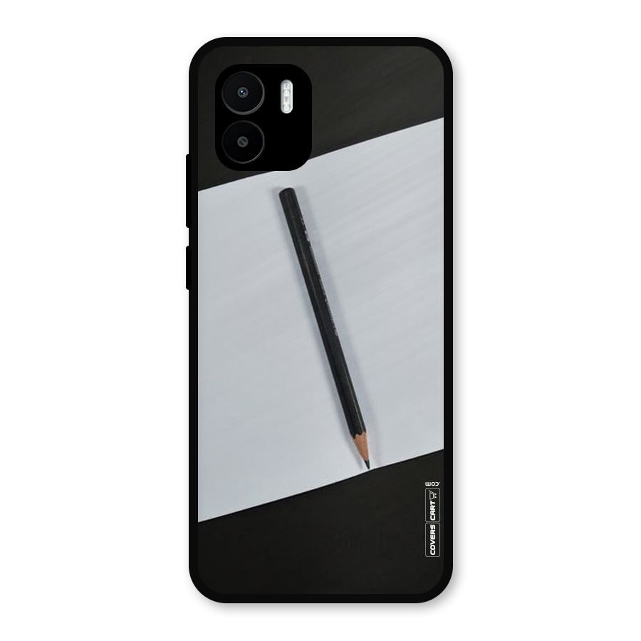 Write Your Thoughts Metal Back Case for Redmi A1