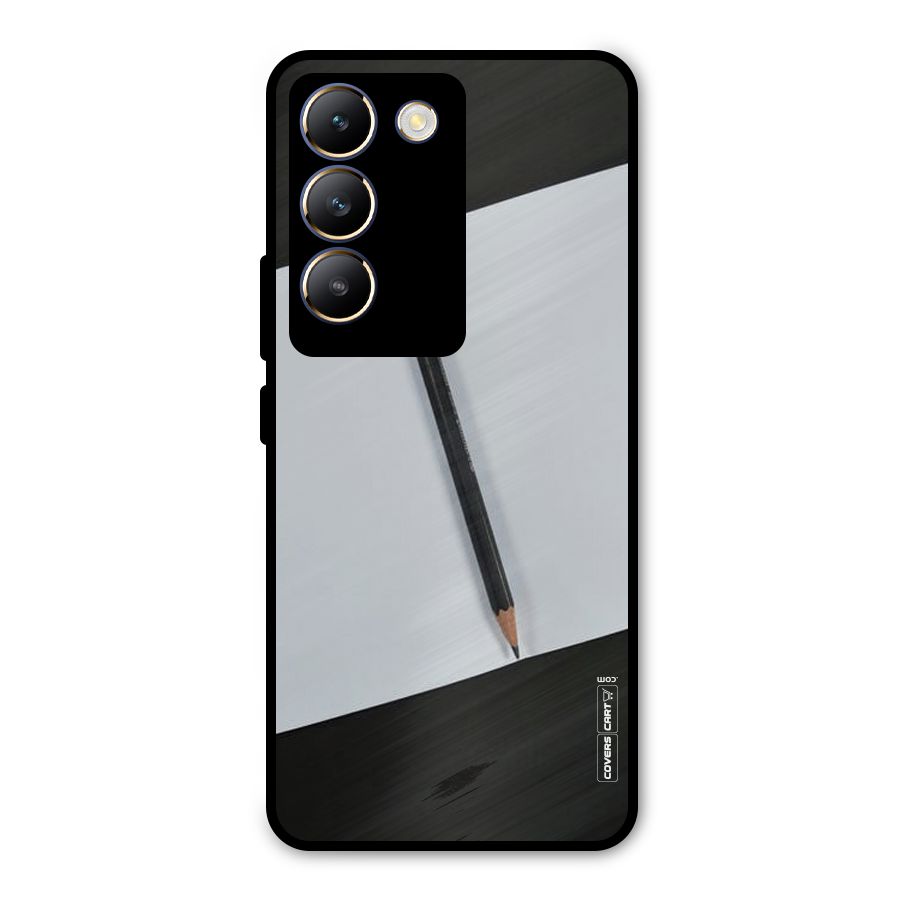 Write Your Thoughts Metal Back Case for Vivo T3 5G
