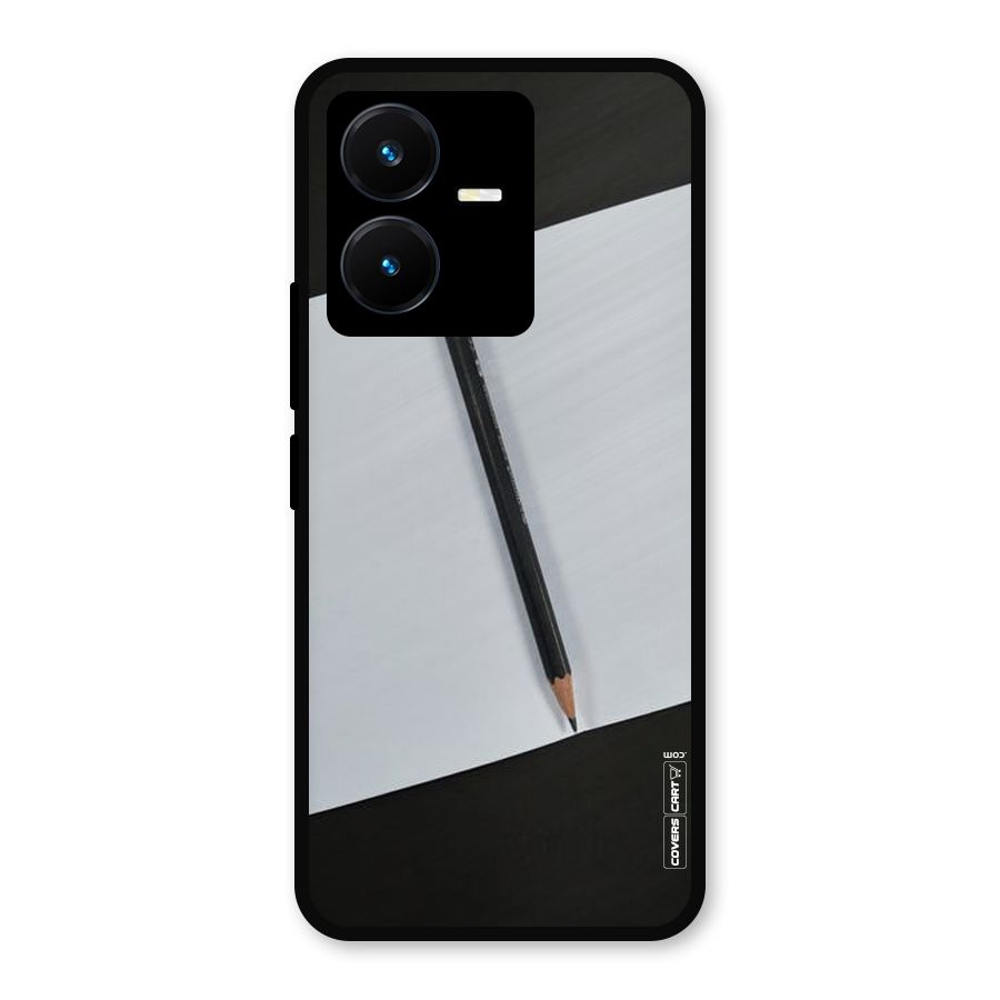 Write Your Thoughts Metal Back Case for Vivo Y22s