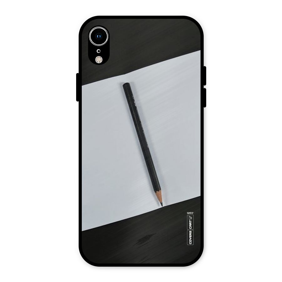 Write Your Thoughts Metal Back Case for iPhone XR