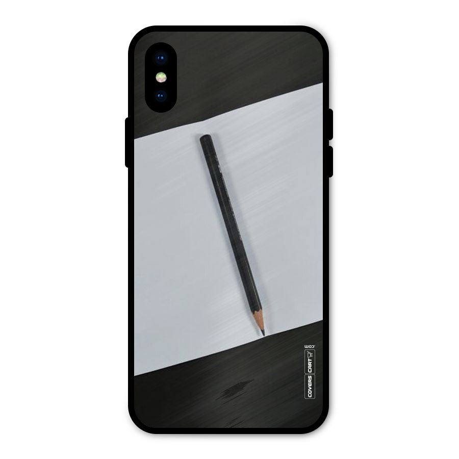 Write Your Thoughts Metal Back Case for iPhone XS