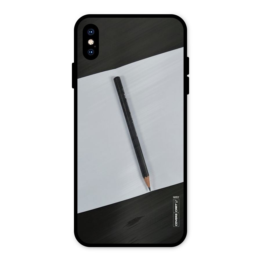 Write Your Thoughts Metal Back Case for iPhone XS Max