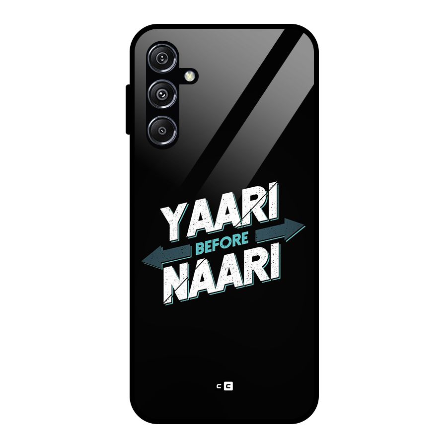 Yaari Naari Glass Back Case for Galaxy M34 5G