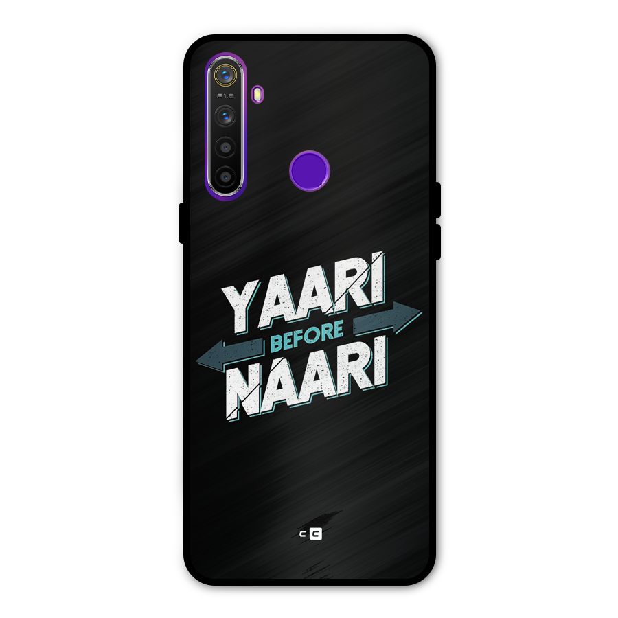 Yaari Naari Glass Back Case for Realme 5s