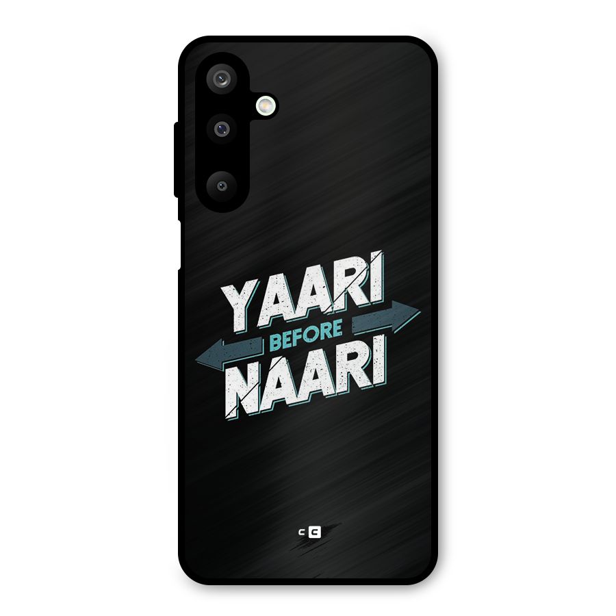 Yaari Naari Metal Back Case for Galaxy M16