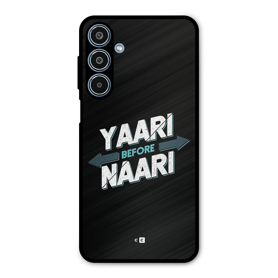 Yaari Naari Metal Back Case for Galaxy M35