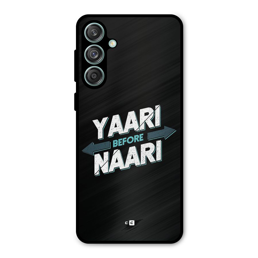 Yaari Naari Metal Back Case for Galaxy M55 5G