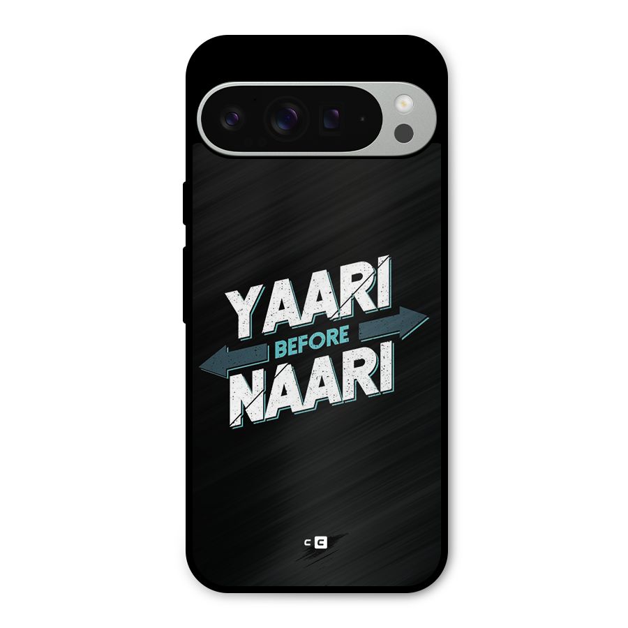 Yaari Naari Metal Back Case for Google Pixel 9 Pro XL