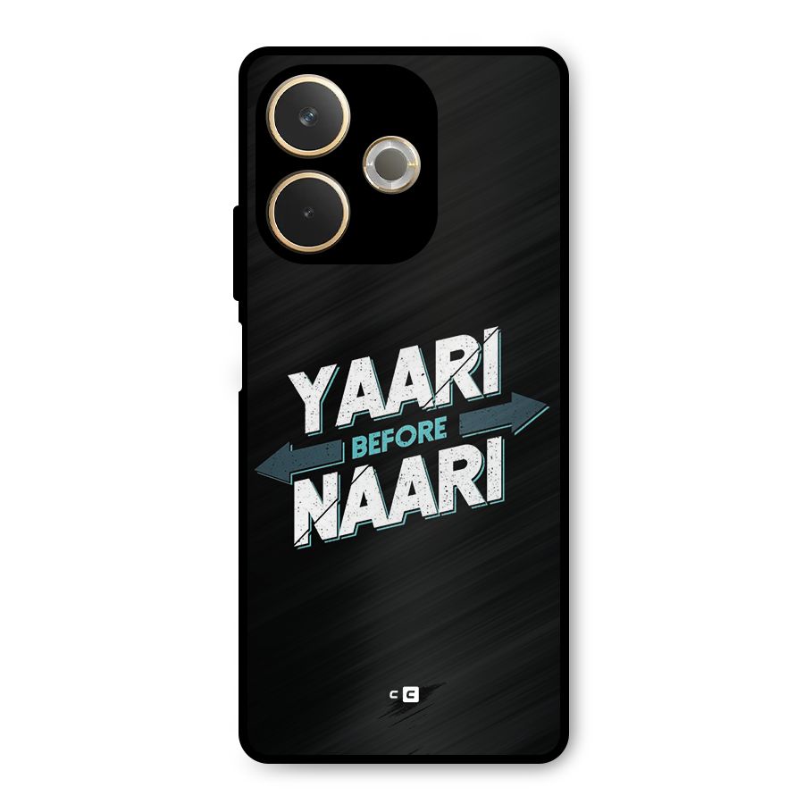 Yaari Naari Metal Back Case for Oppo A5 Pro