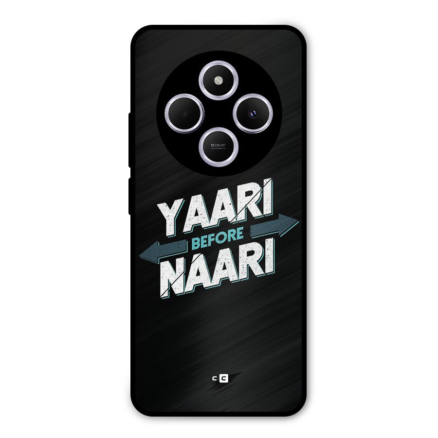 Yaari Naari Metal Back Case for Poco M7