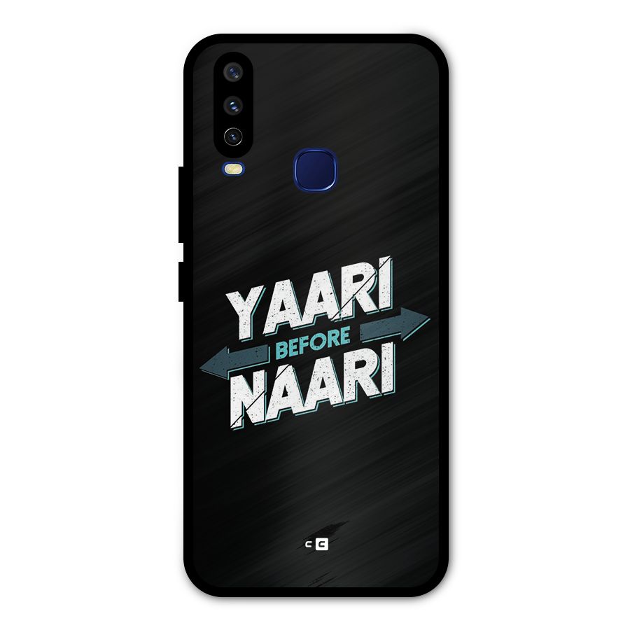 Yaari Naari Metal Back Case for Vivo Y15
