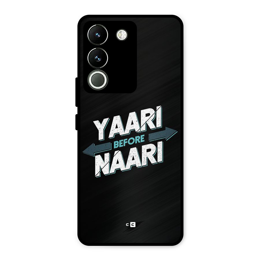 Yaari Naari Metal Back Case for Vivo Y200