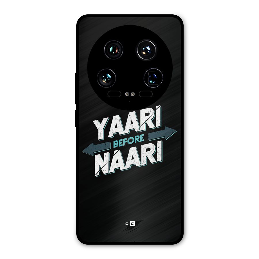 Yaari Naari Metal Back Case for Xiaomi 14 Ultra