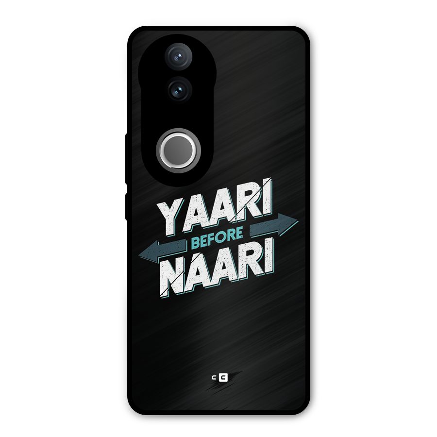 Yaari Naari Metal Back Case for iQOO Z10R