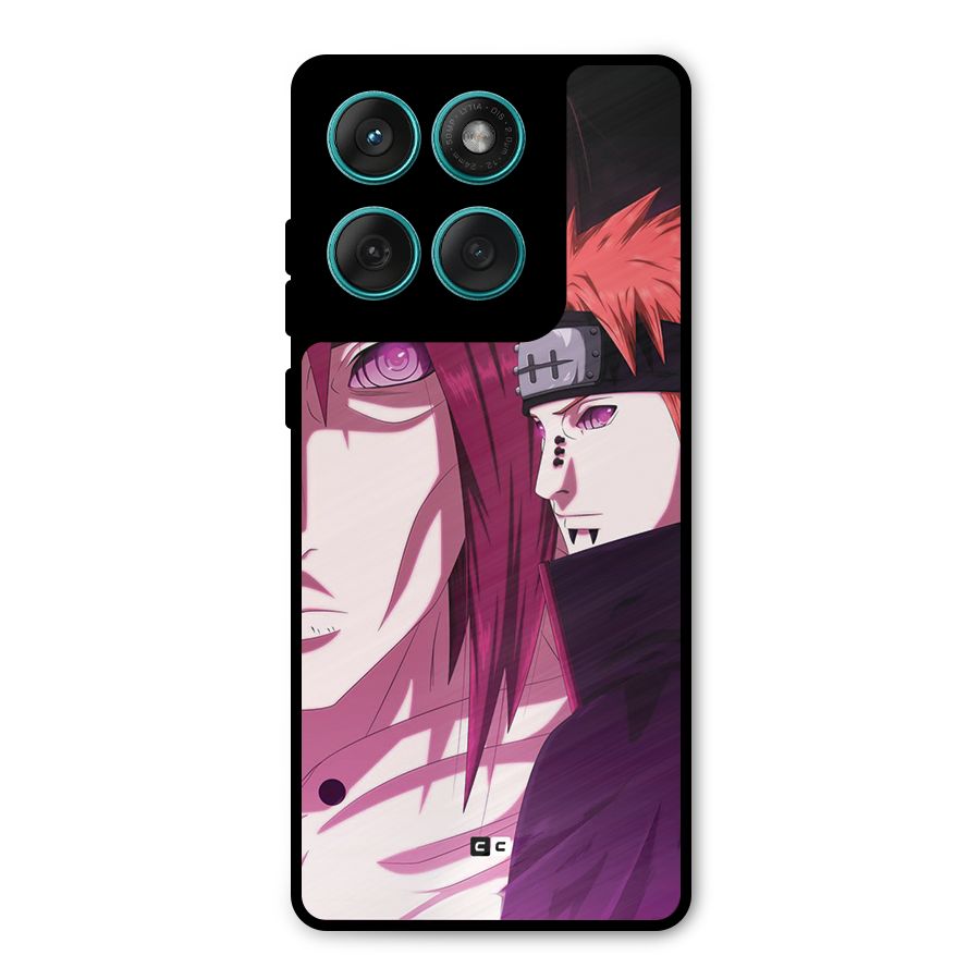 Yahiko With Nagato Metal Back Case for Motorola Edge 60