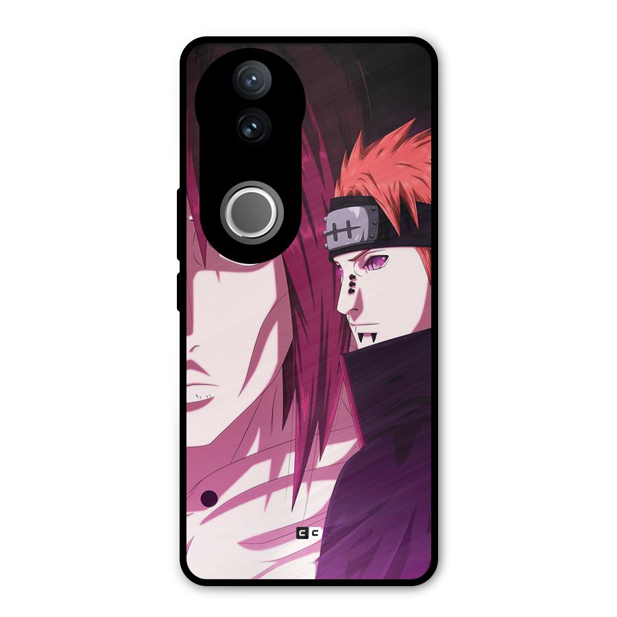 Yahiko With Nagato Metal Back Case for Vivo V50e