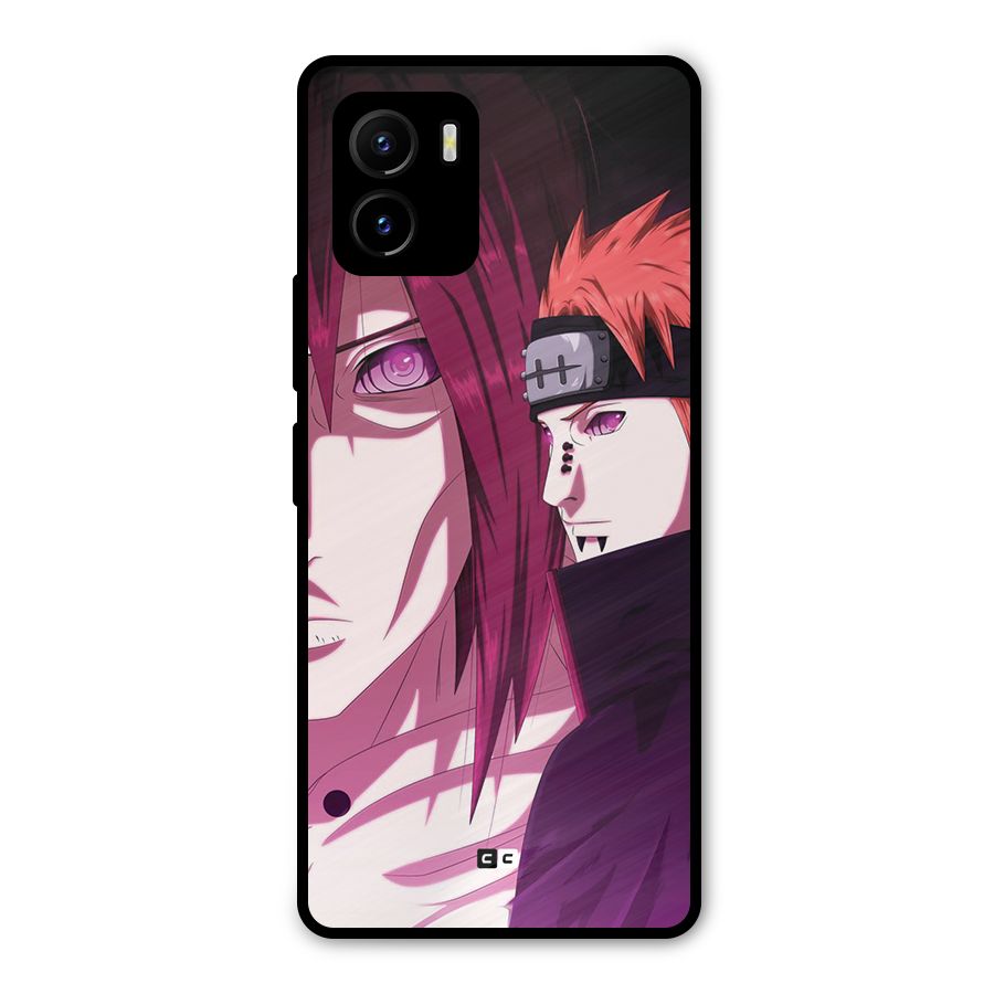 Yahiko With Nagato Metal Back Case for Vivo Y15s