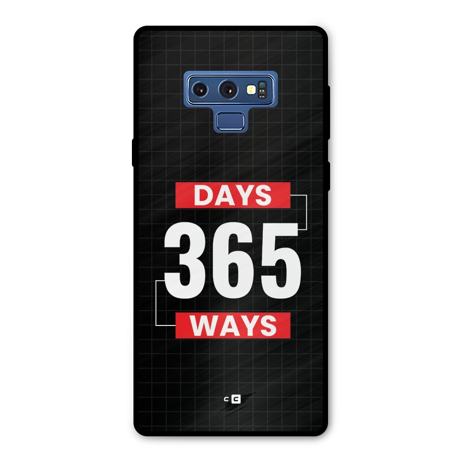 Year Ways Metal Back Case for Galaxy Note 9