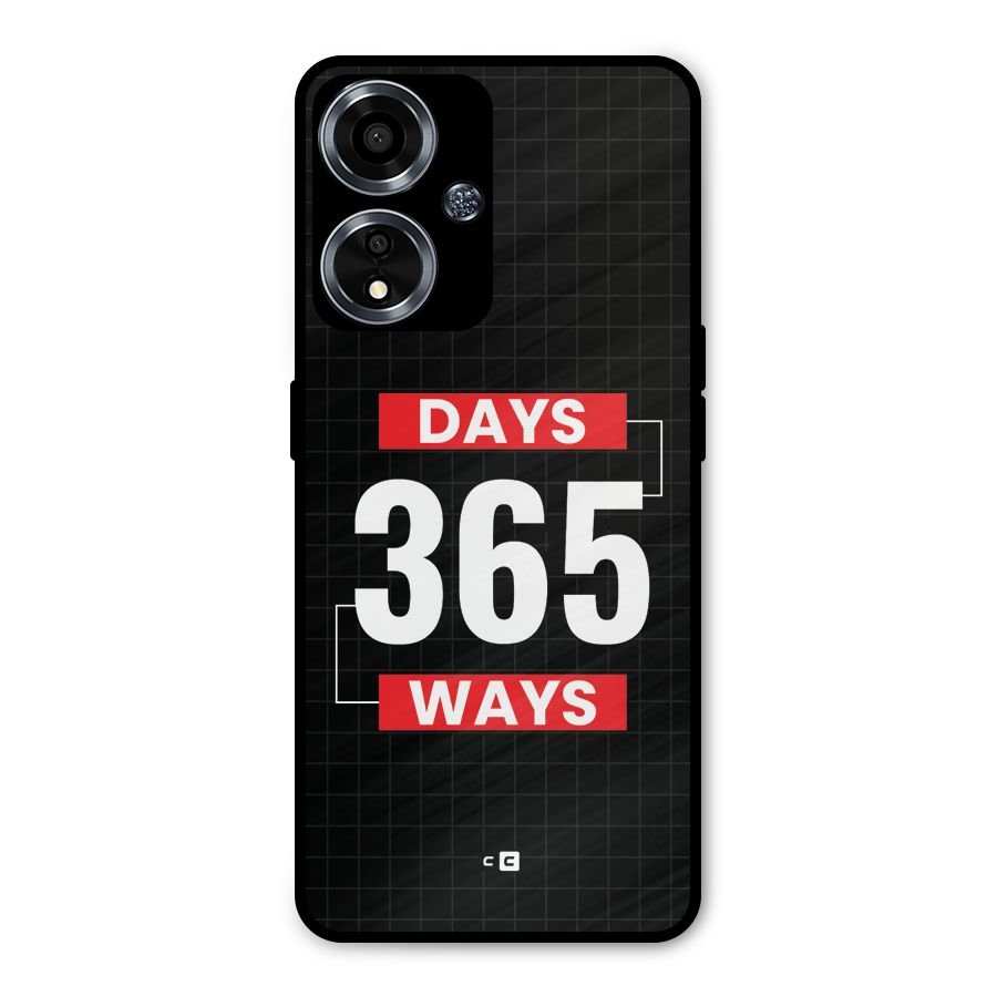 Year Ways Metal Back Case for Oppo A59