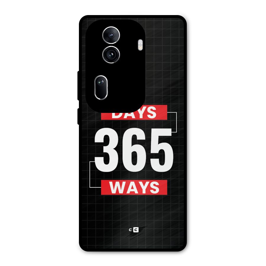 Year Ways Metal Back Case for Oppo Reno11 Pro 5G