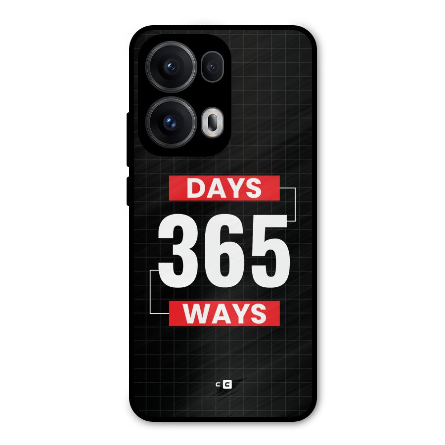 Year Ways Metal Back Case for Oppo Reno13 Pro