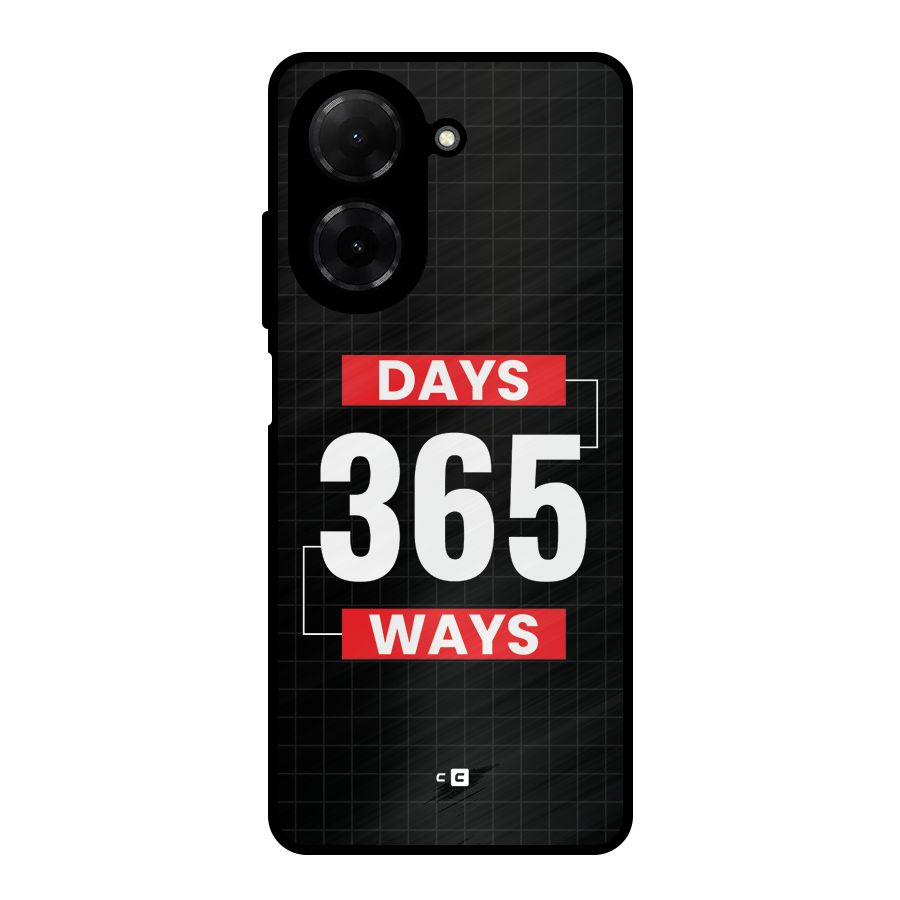 Year Ways Metal Back Case for Redmi A5 4G