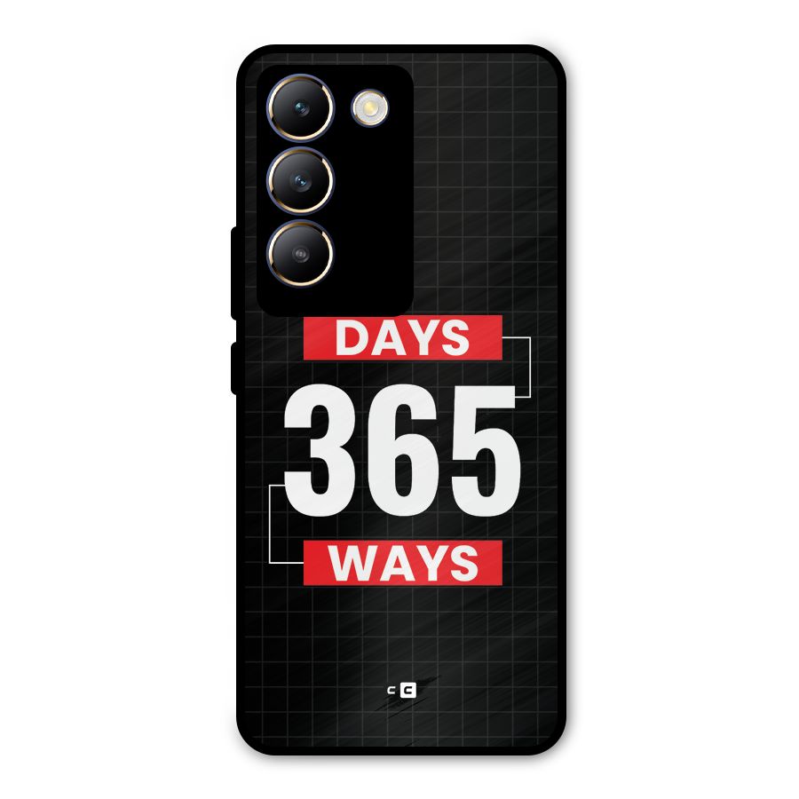 Year Ways Metal Back Case for Vivo T3 5G